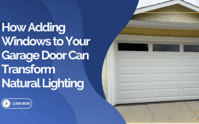 How Adding Windows to Your Garage Door Can Transform Natural Lighting